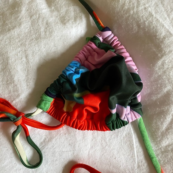 Side tie smock neck shein bikini - Picture 5 of 9